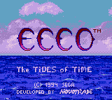 Ecco II - The Tides of Time (USA, Europe) Title Screen